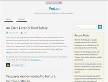 Tablet Screenshot of pedap.org